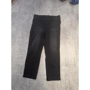 Spanx Women's Black Straight Jeans Size XL